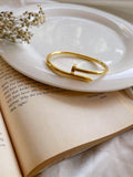 Luxe Gold Nail Bracelet