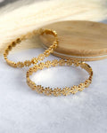 Luxury Gold Daisy Flower Bracelet for Women