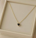 Noir Heart Pendant Necklace